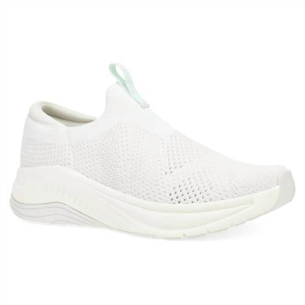 NEW DANSKO women's pep shoes in white knit